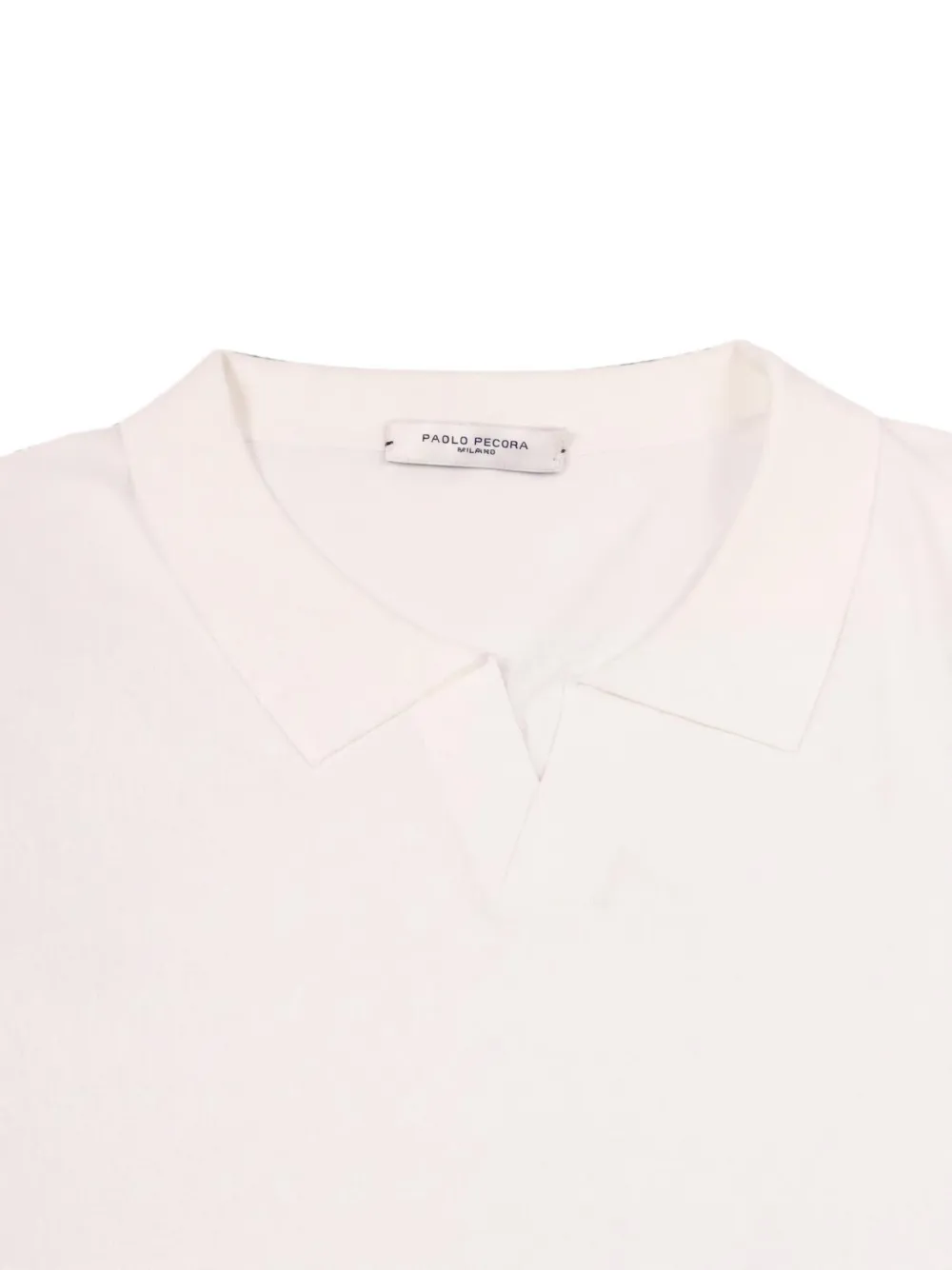Paolo Pecora Kids Poloshirt met korte mouwen Wit