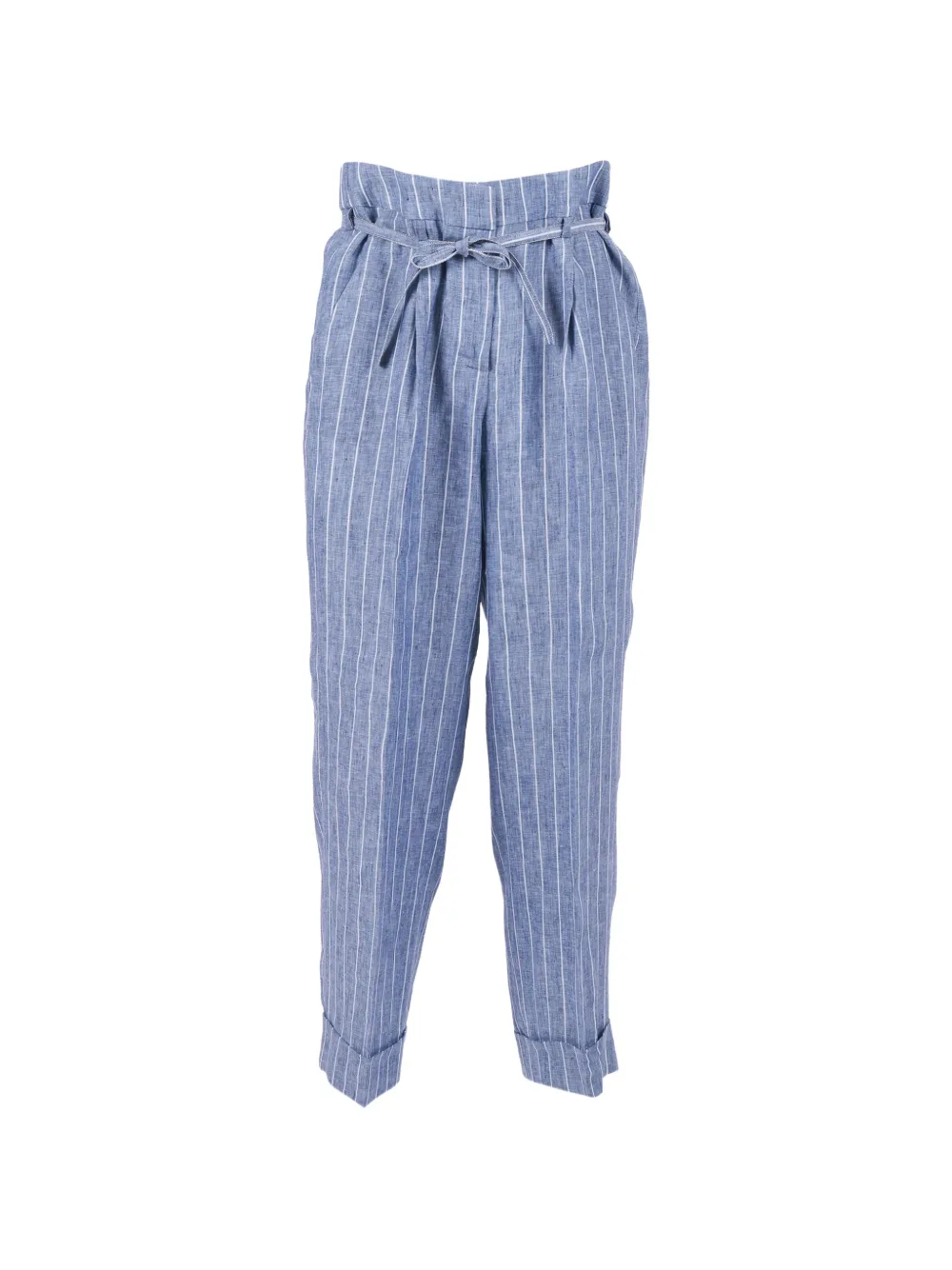 Peserico striped trousers - Blu