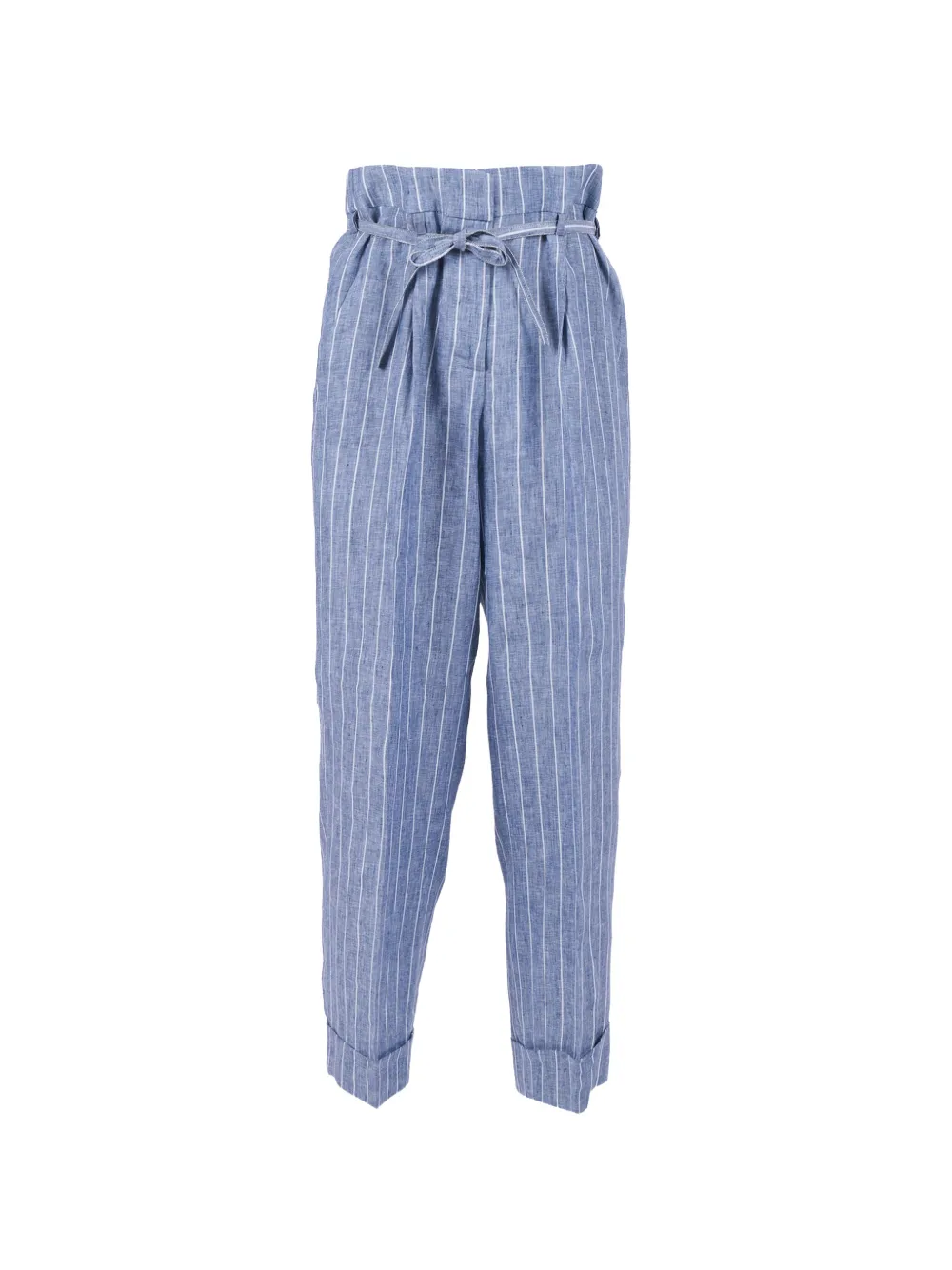 Peserico striped trousers - Blu