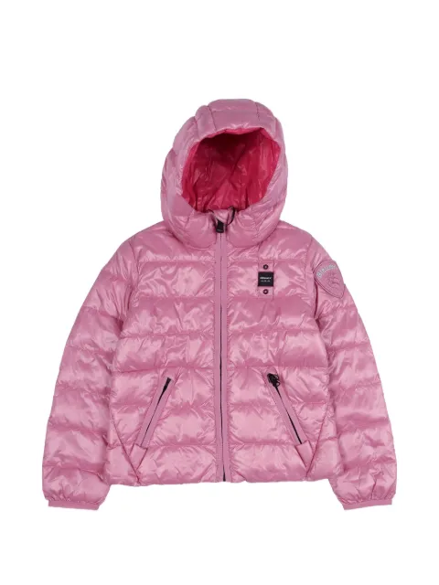Blauer Caroll quilted zip-up hooded jacket