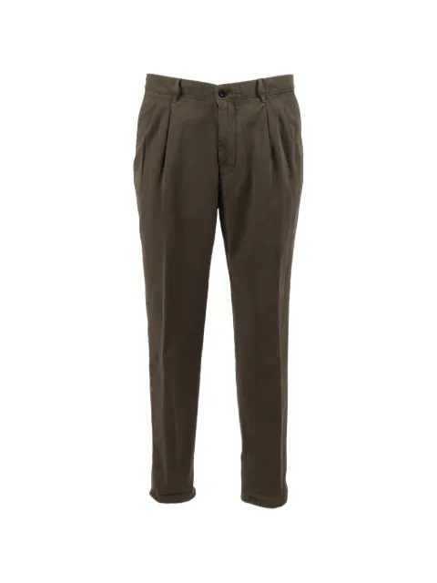Incotex pleated-front tapered trousers