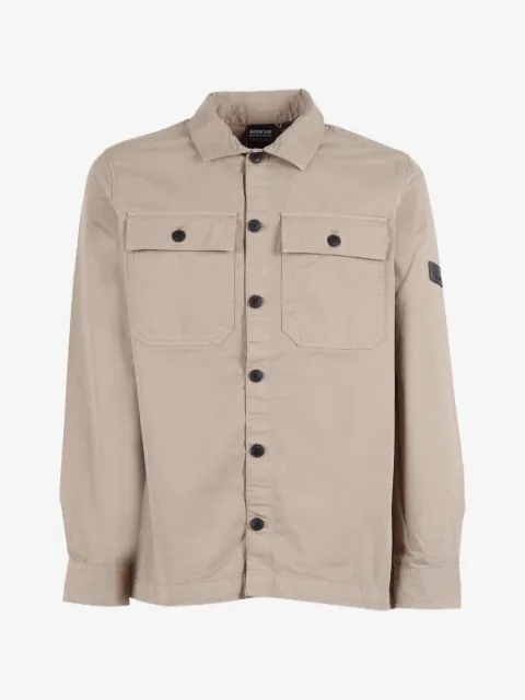 Barbour buttoned flap-pocket overshirt