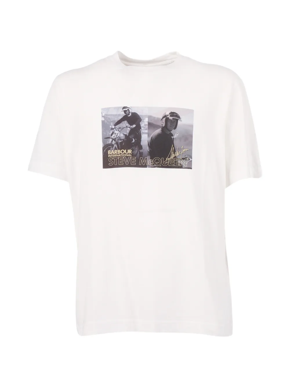 Barbour Steve McQueen photographic-print T-shirt - Weiß