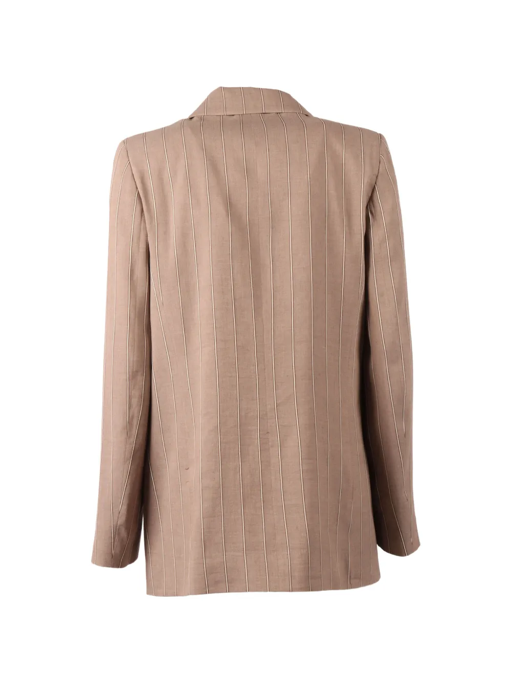 Peserico Gestreepte blazer Beige