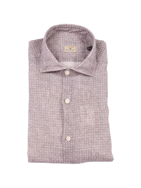 Sonrisa patterned cotton shirt