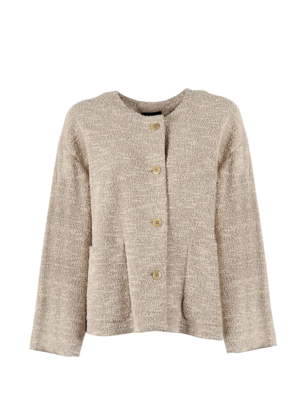 Emporio Armani buttoned blazer - Toni neutri