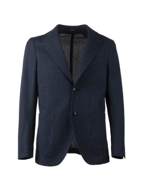 Brera single-breasted cotton jacket