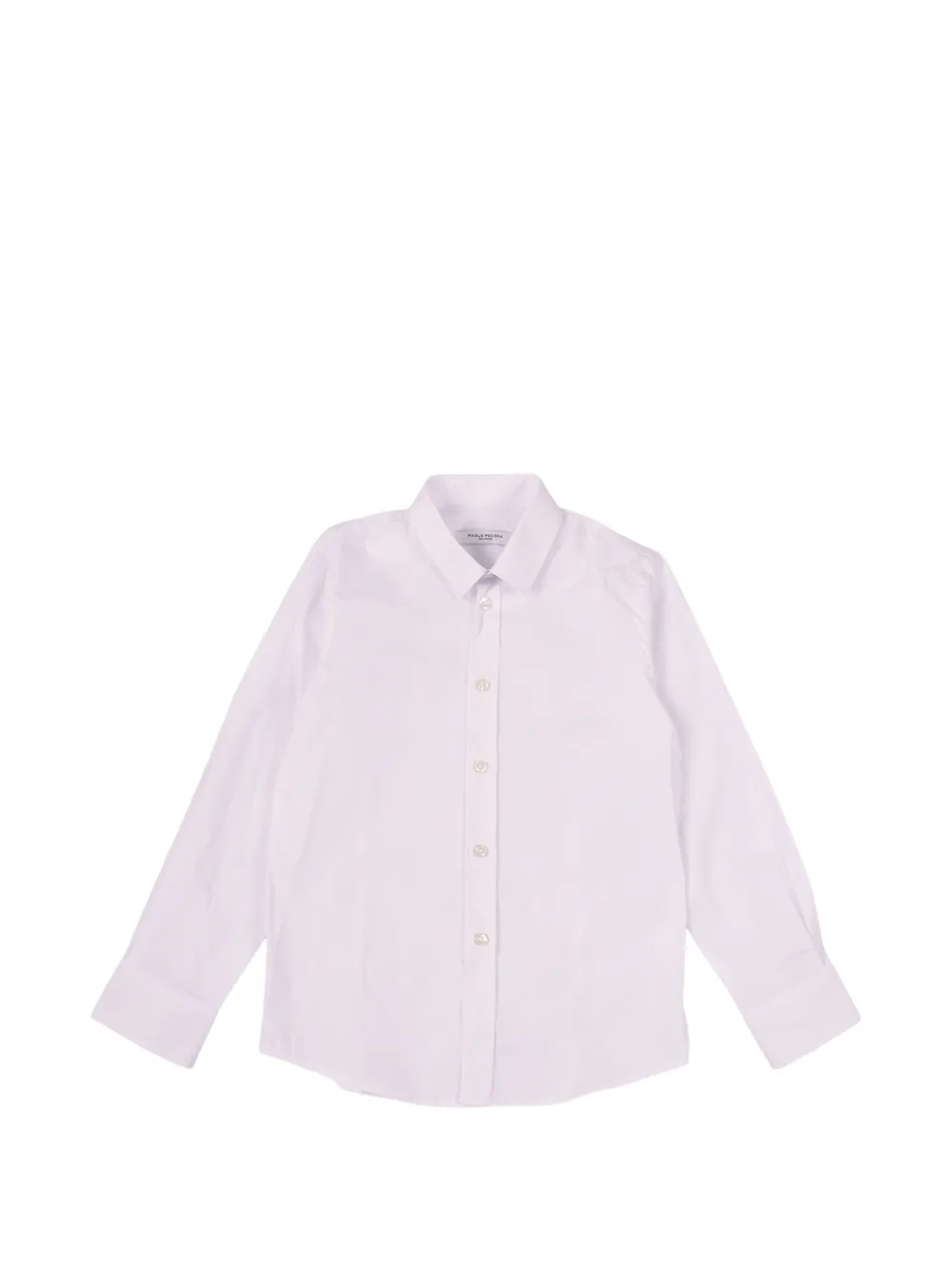 Paolo Pecora Kids button-up long-sleeve shirt - Bianco