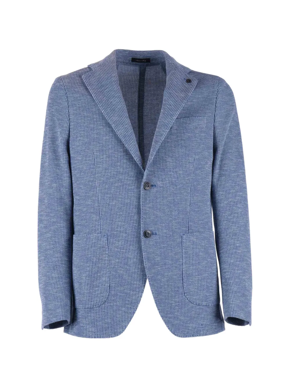 Brera mélange-effect blazer - Blau