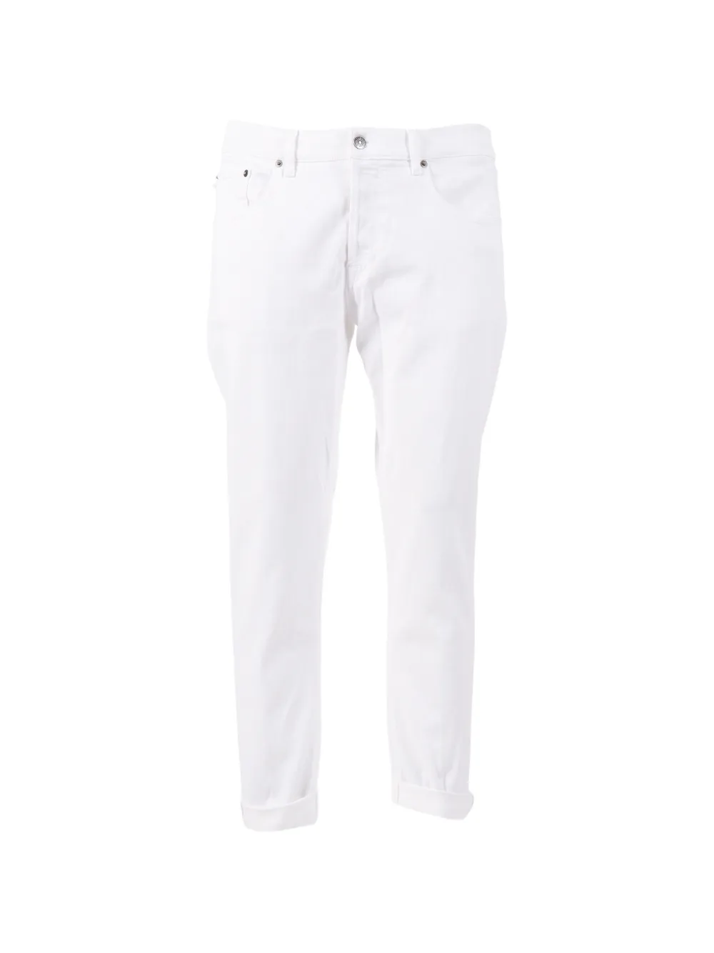 DONDUP Icon belt-loop trousers - Bianco