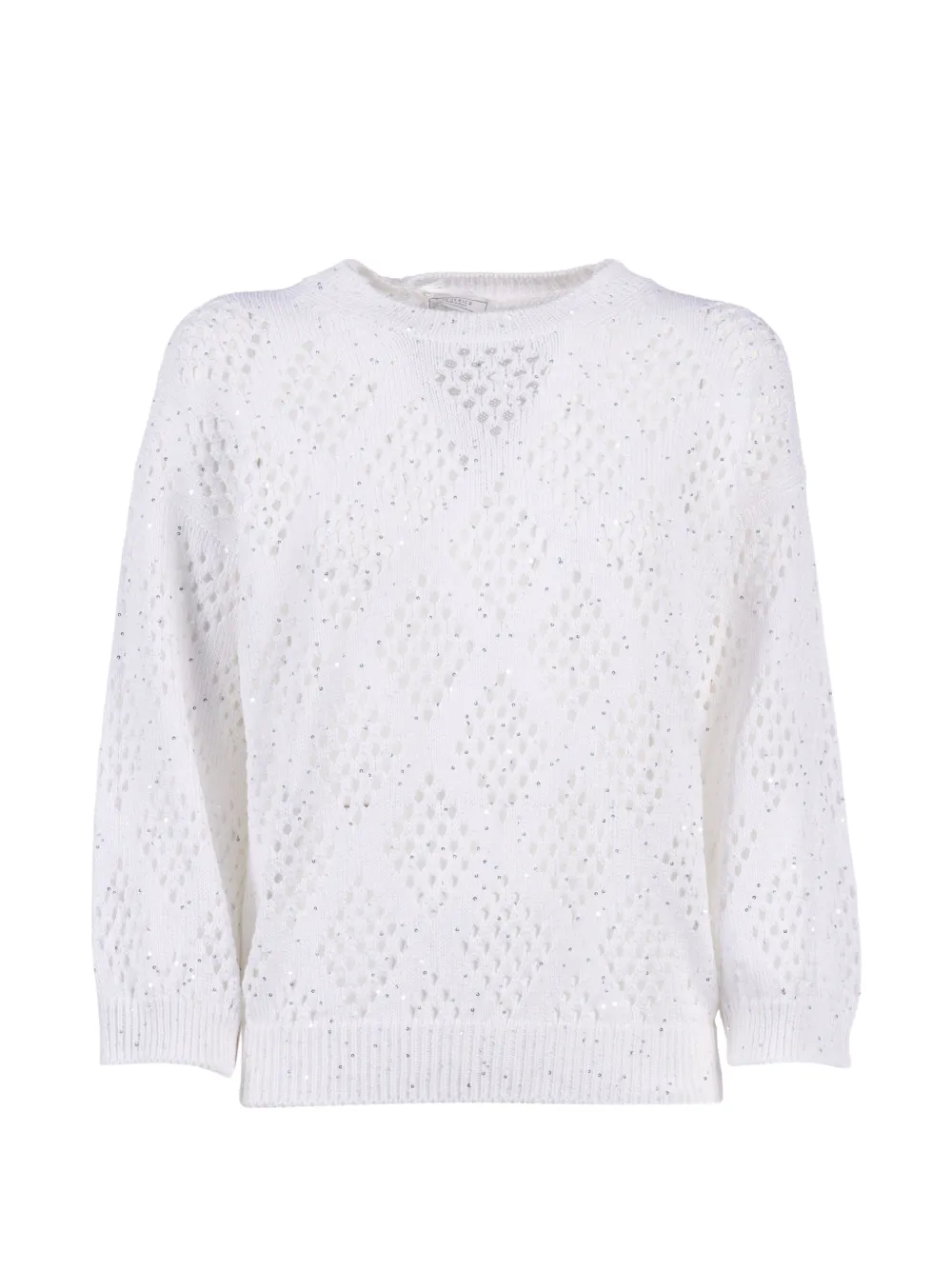 Peserico openwork sweater - Bianco
