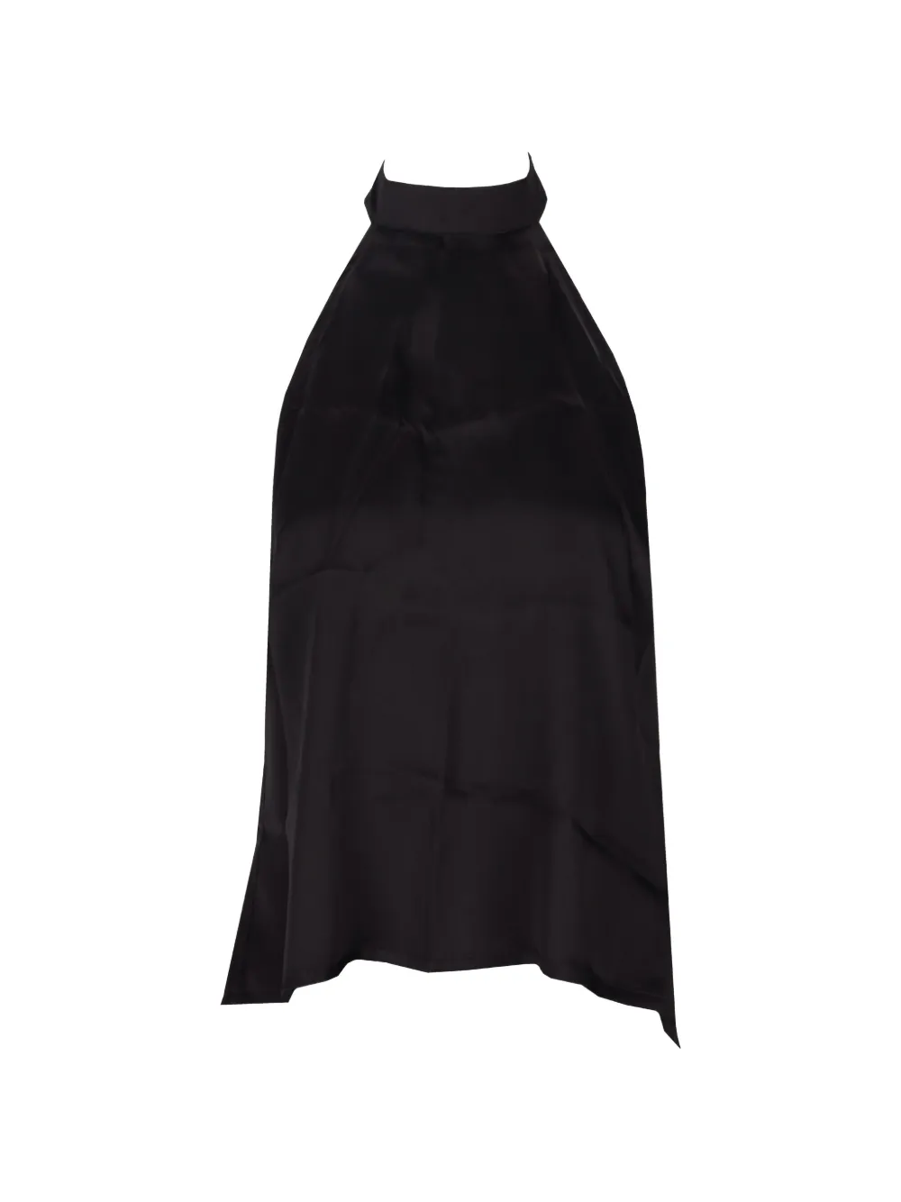 La-Rose halter-neck blouse - Nero