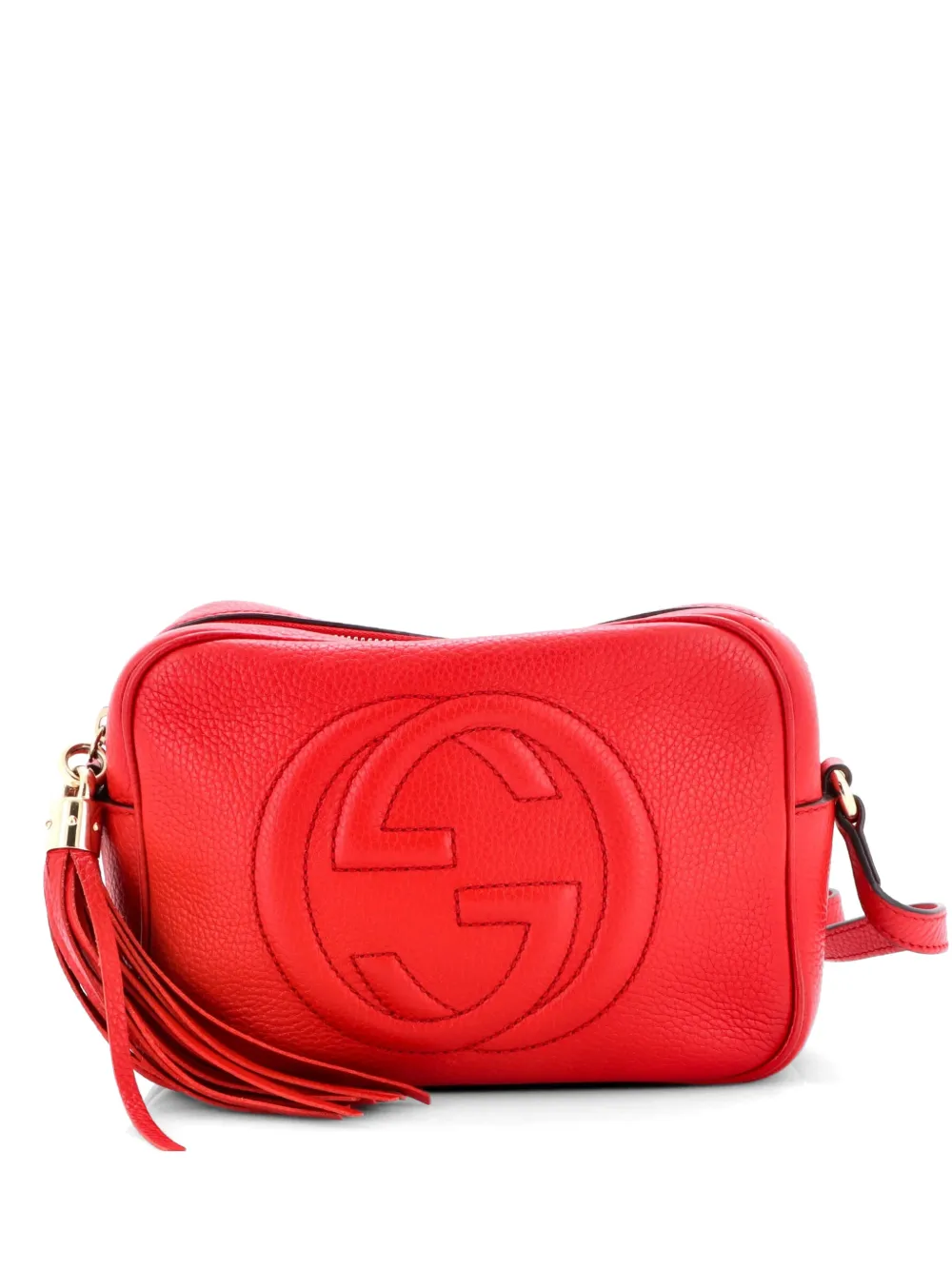 Gucci Pre-Owned Soho Disco Leather Small crossbody bag - Rosso