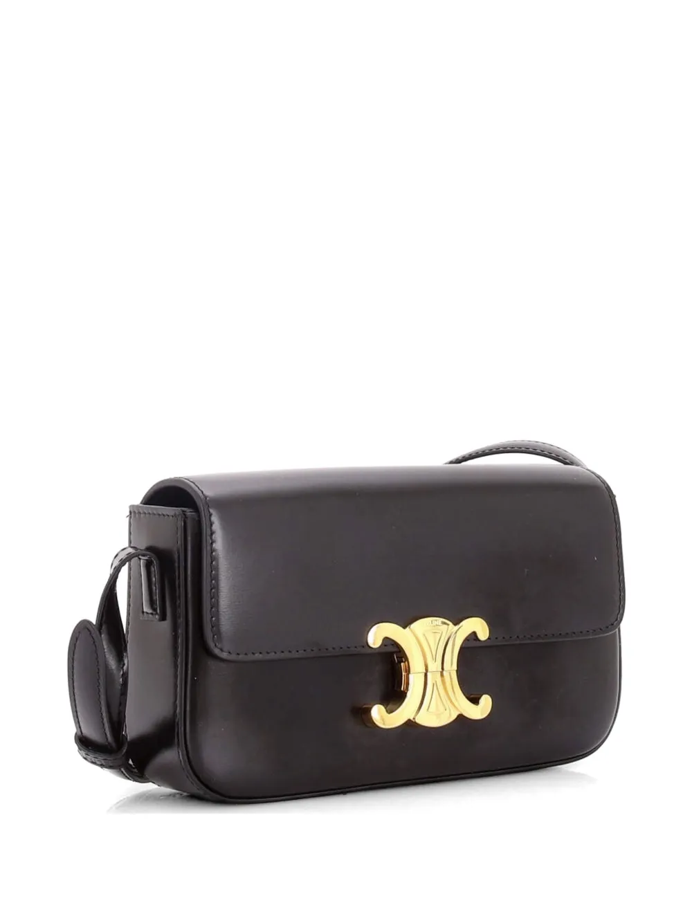 Triomphe East-West Smooth Calfskin Shoulder Bag