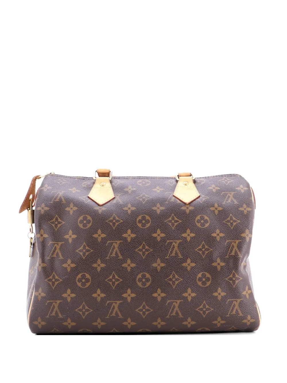 Louis Vuitton Pre-Owned Speedy Bandouliere Schultertasche aus Canvas mit Monogramm 30cm - Braun