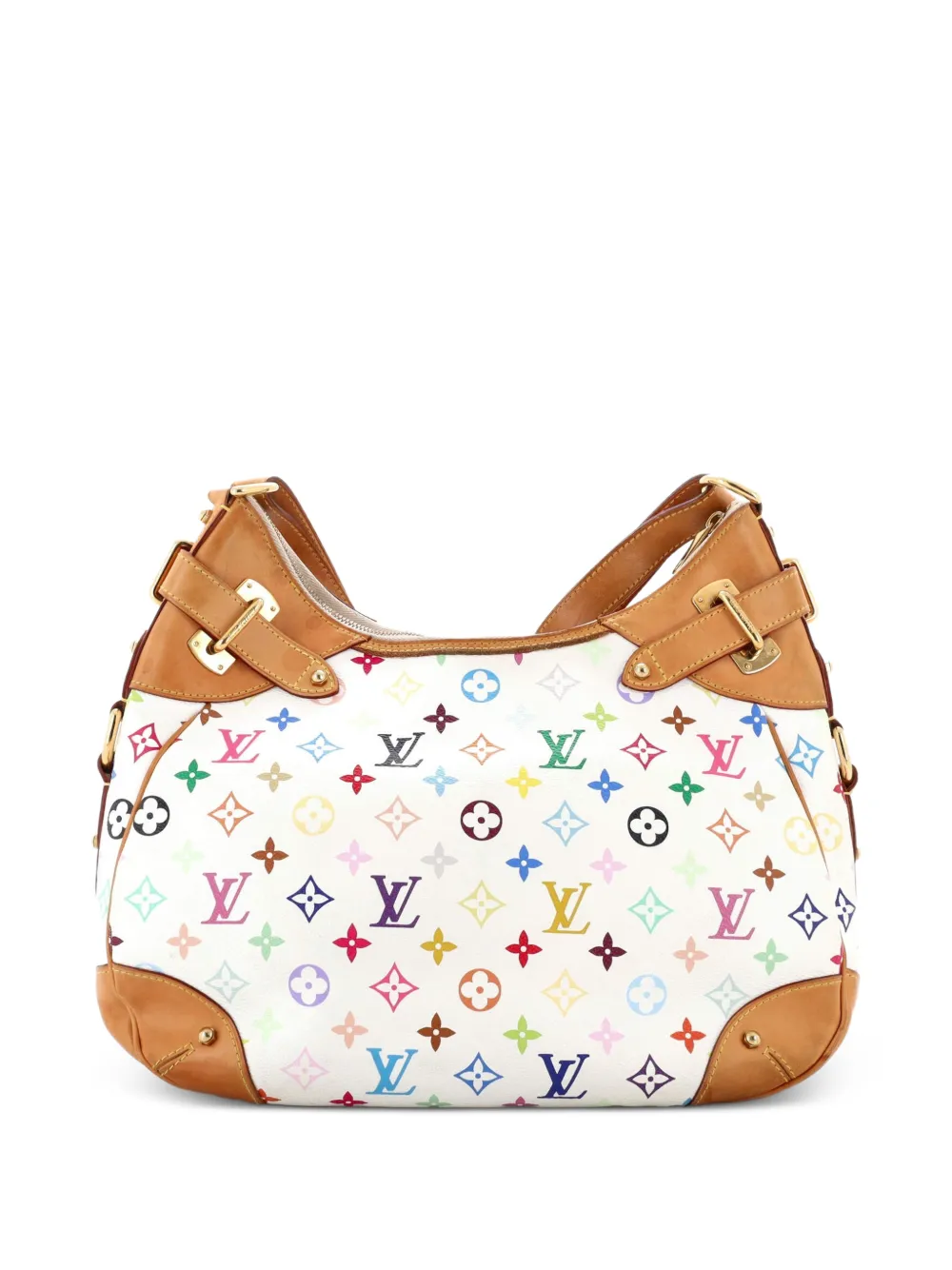 Greta Handbag Monogram Multicolor Hobo Bag