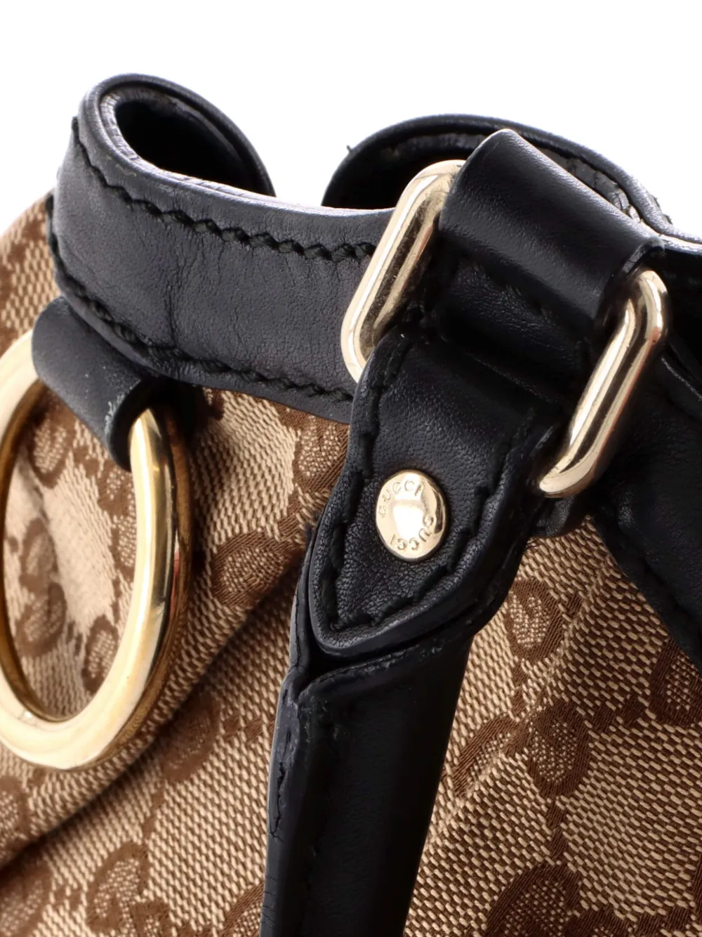 Sukey Gg Canvas With Leather Medium Tote Bag