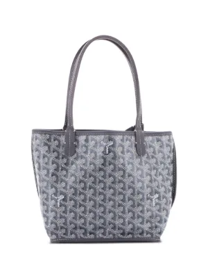 MARIA Goyard ショルダーバッグ グレー 入手困難 Goyard Pre-Owned Anjou Reversible Tote Coated Canvas Mini Satchel