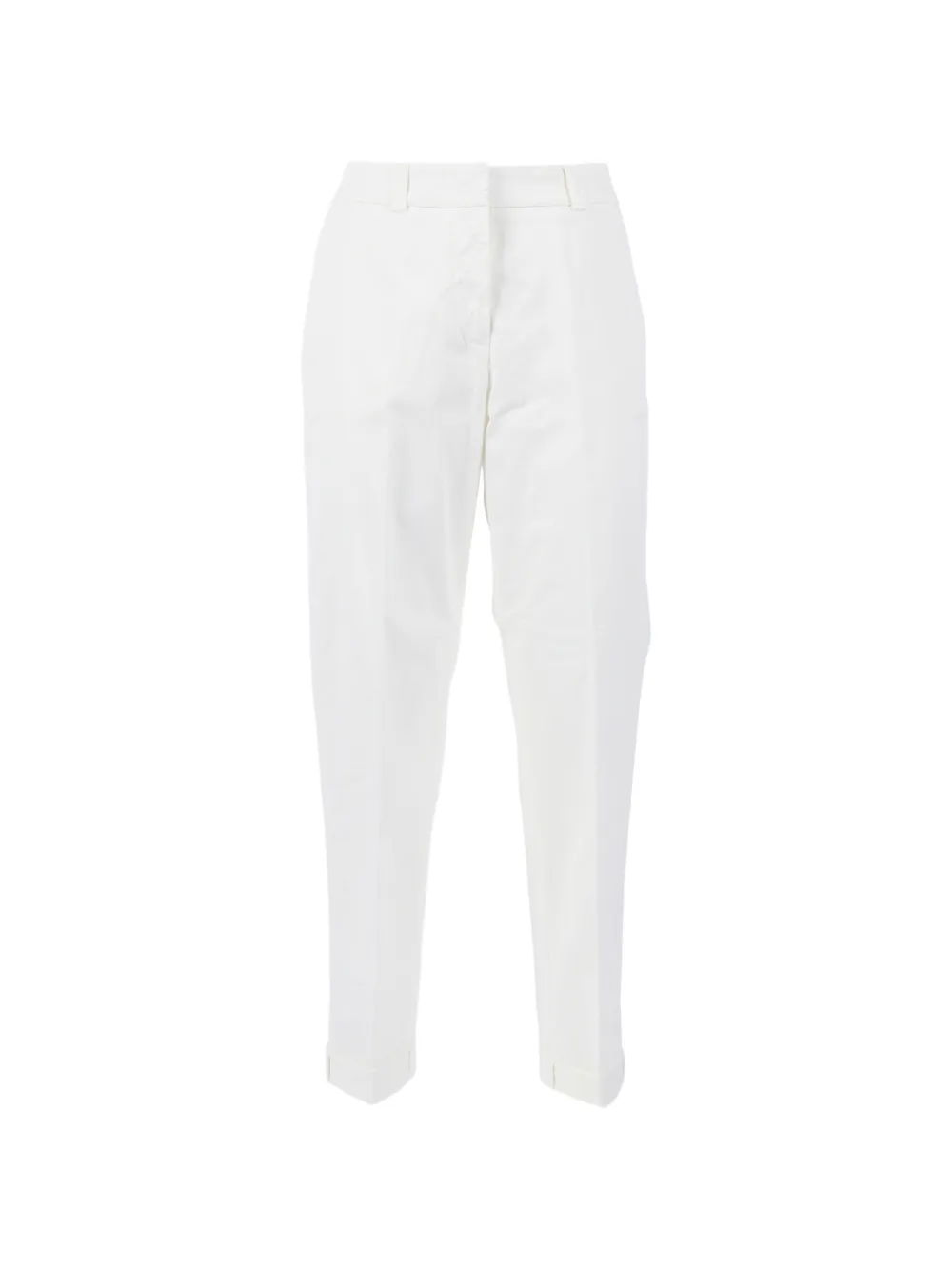 Peserico cuffed tapered trousers - Bianco