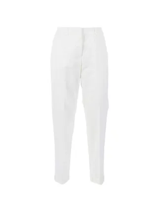 専用 PESERICO モニーレカットソーとホワイトパンツ　セット　IT42 Peserico テーパードパンツ | ホワイト | FARFETCH JP