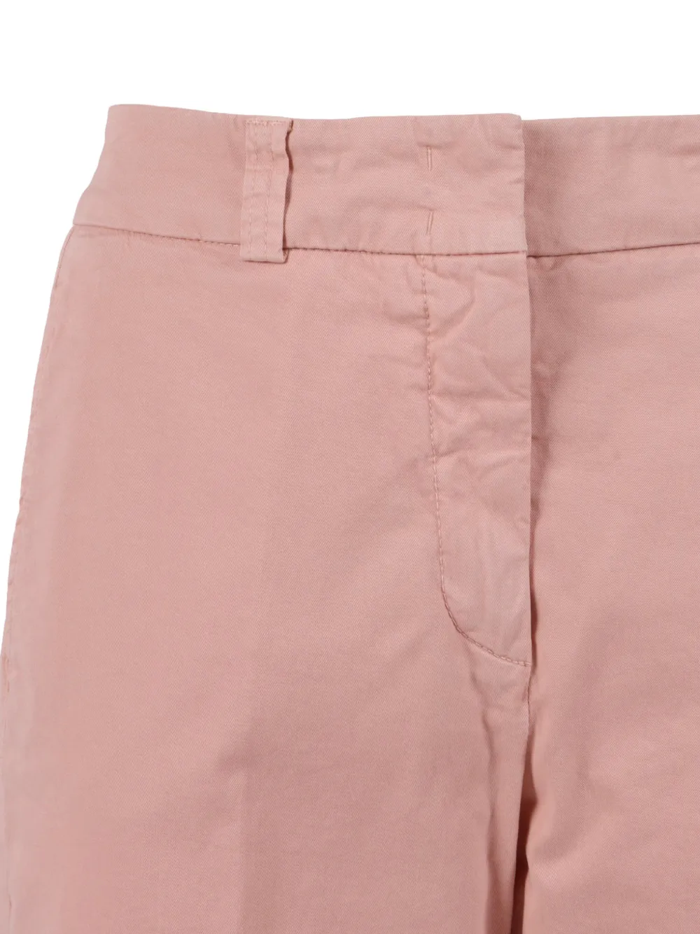 Peserico Broek met ceintuur en manchetten Roze