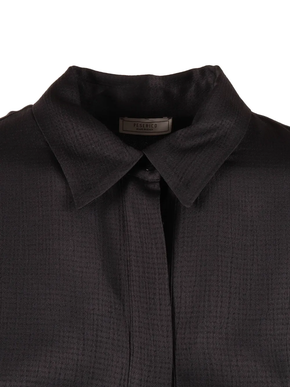  Peserico Long Sleeve Blouse - Black 