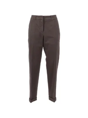 Brunello Cucinelli ストレートパンツ | ブラウン | FARFETCH JP