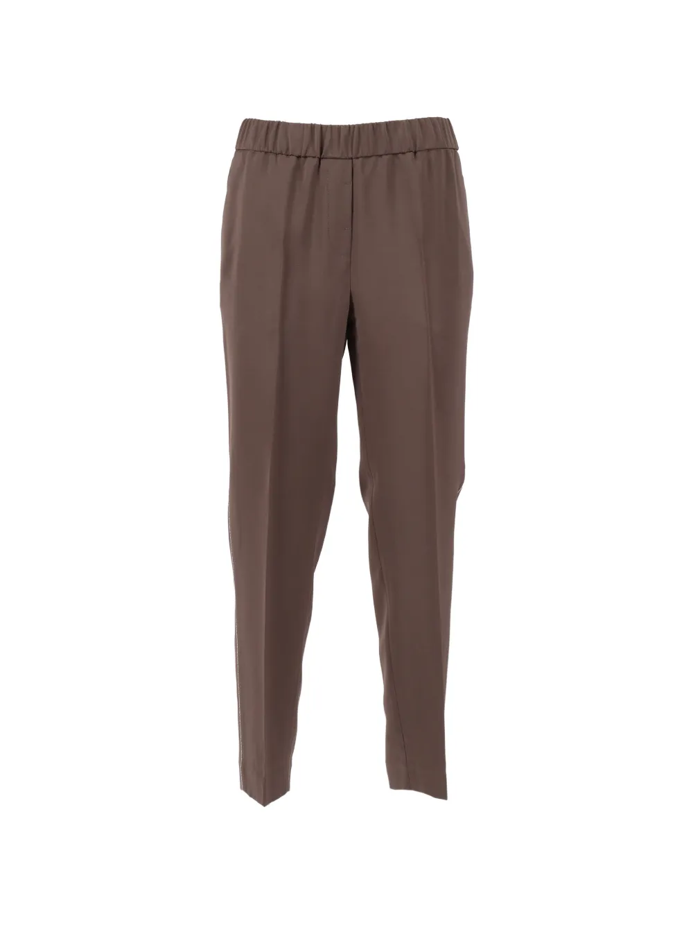 Peserico elasticated trousers - Marrone