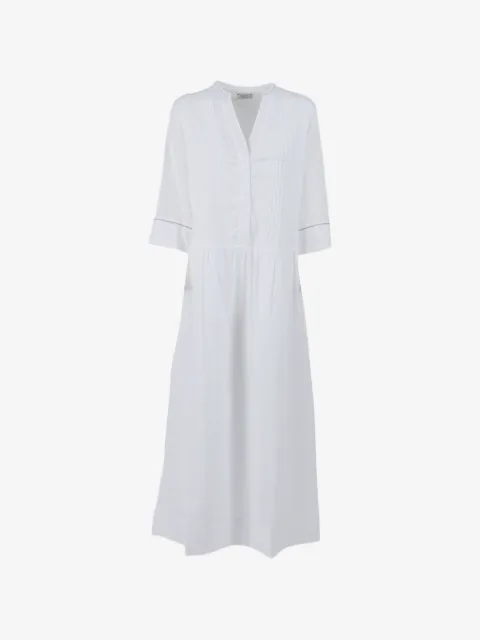 Peserico vestido con cuello en V