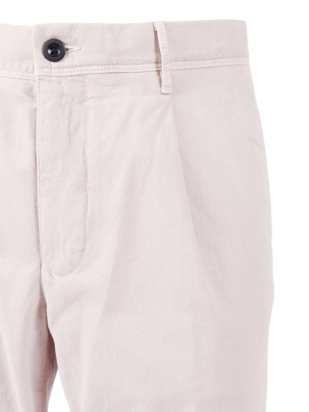 Incotex Denim jeans met knopen Beige