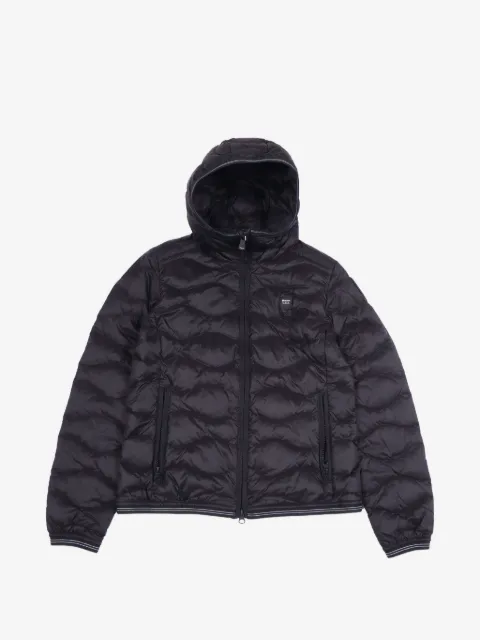 Blauer Lowell quilted zip-up hooded jacket