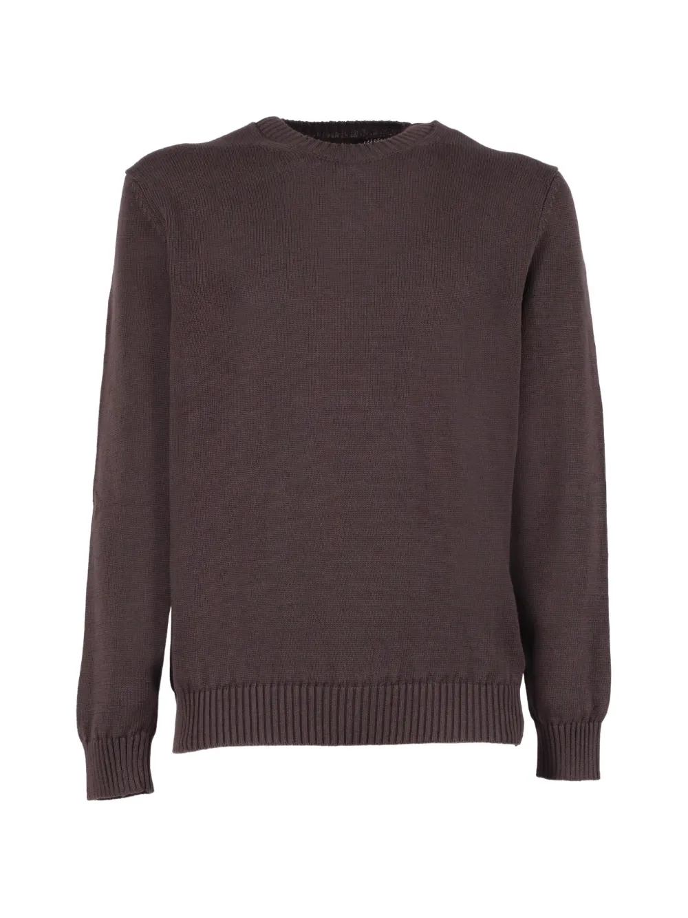 Zanone Giro crew-neck long-sleeved sweater - Braun