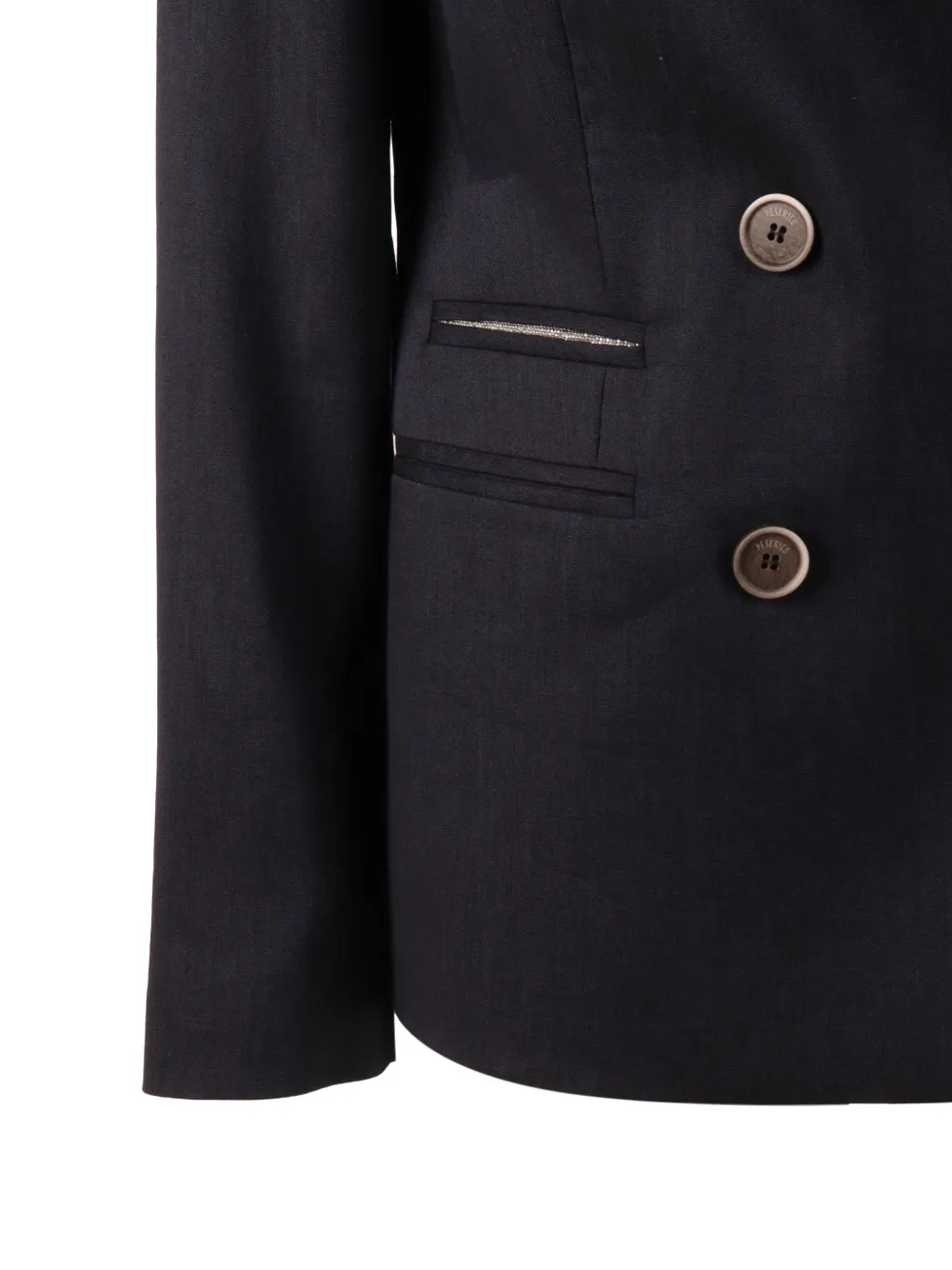 Peserico Blazer met dubbele rij knopen Blauw