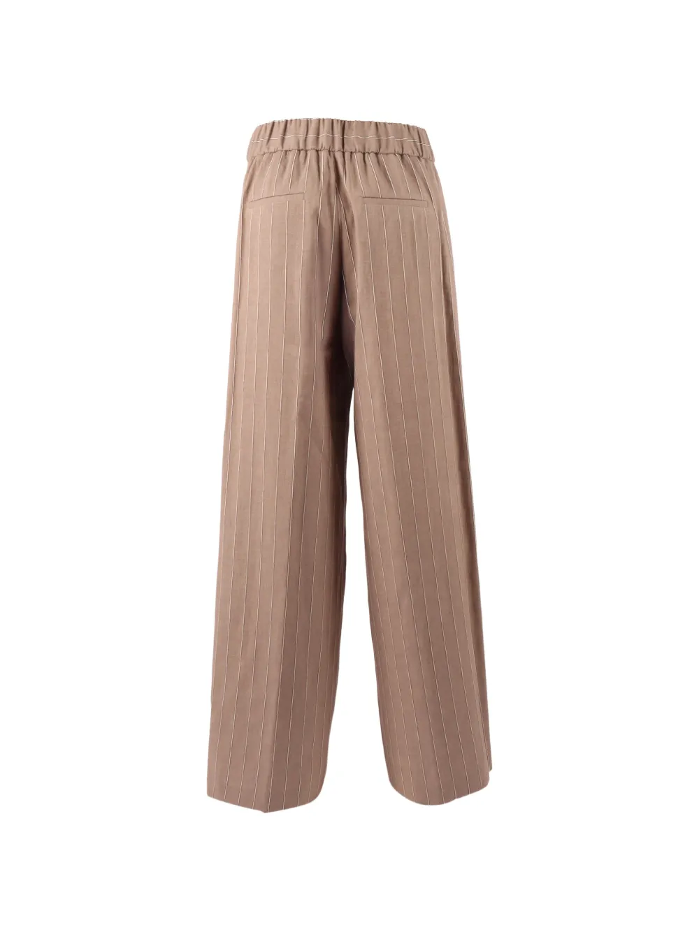Peserico Gestreepte broek Beige
