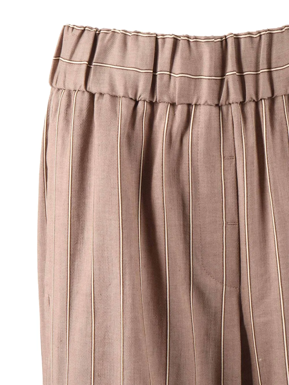 Peserico Gestreepte broek Beige
