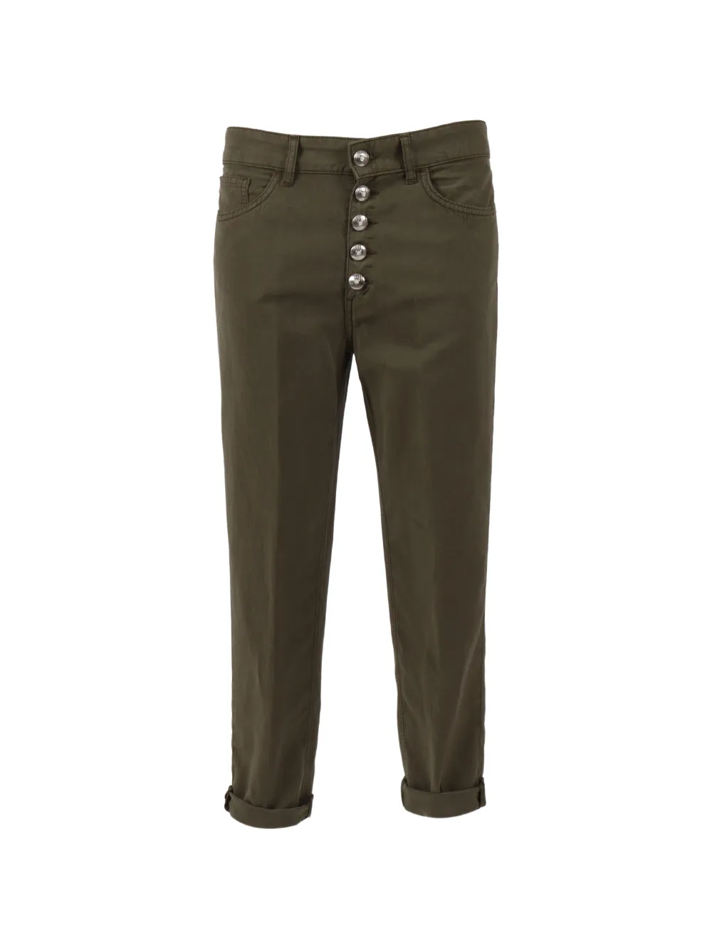 DONDUP Pantaloni con bottoni - Verde