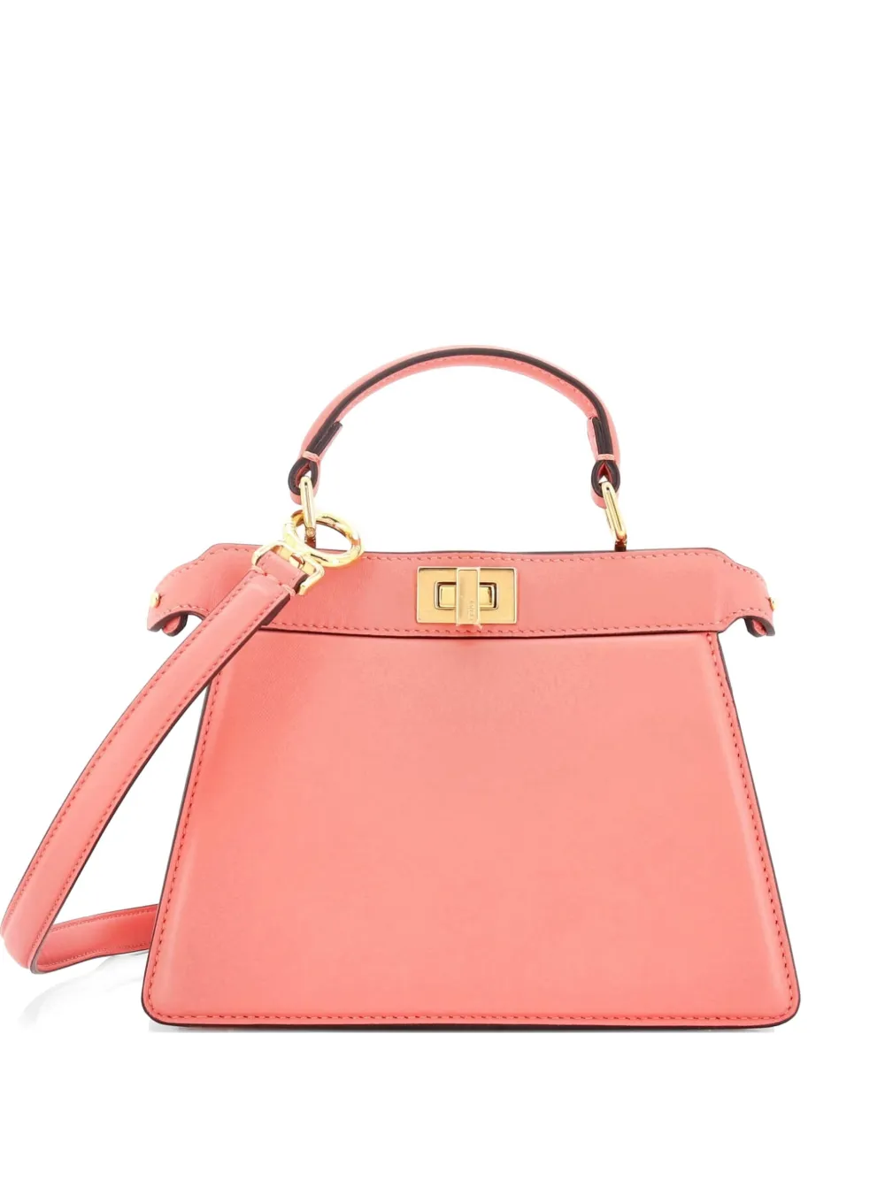 Fendi Pre-Owned Peekaboo ISeeU Bag Leather Petite crossbody bag - Rosa