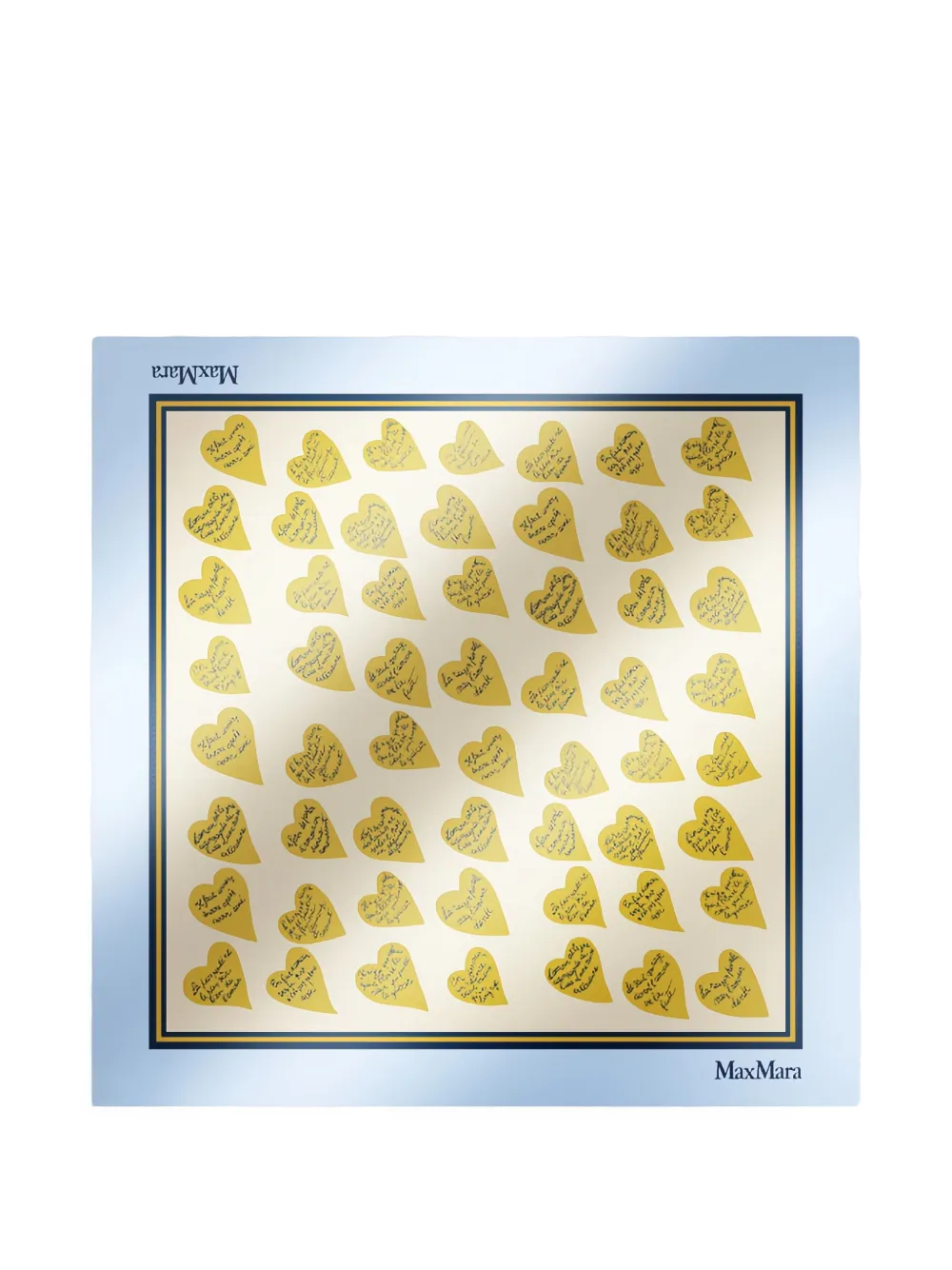 Max Mara printed silk scarf - Giallo