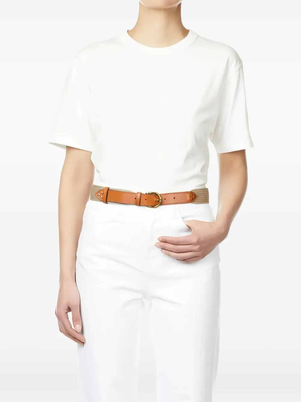  Jérôme Dreyfuss Large Strap Belt - Neutrals 