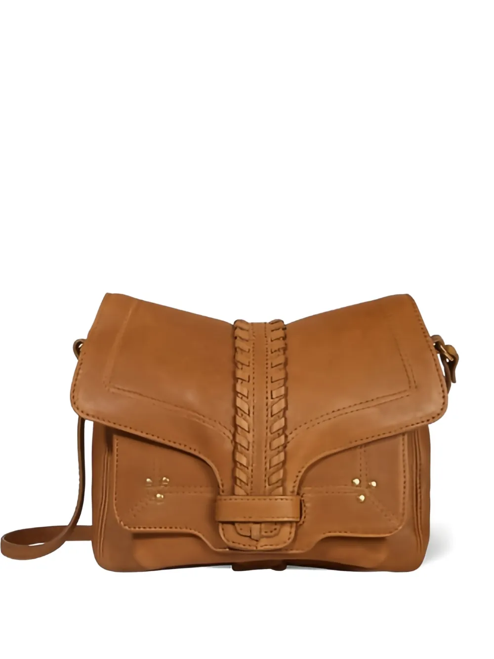 Jérôme Dreyfuss Borsa a tracolla Harry S in pelle - Marrone