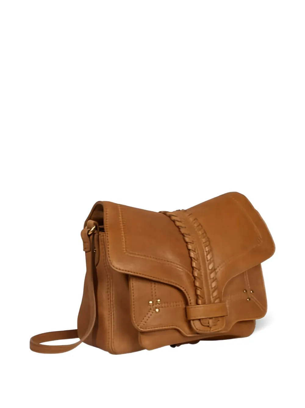  Jérôme Dreyfuss Harry S Braided Leather Cross Body Bag - Brown 