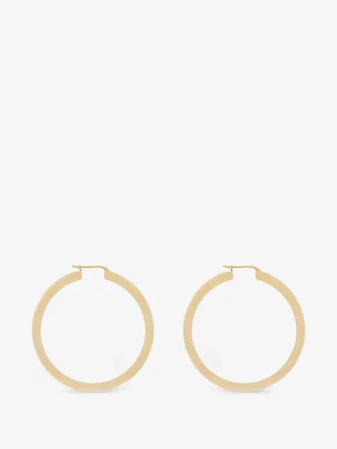 Saint Laurent circle simple earrings