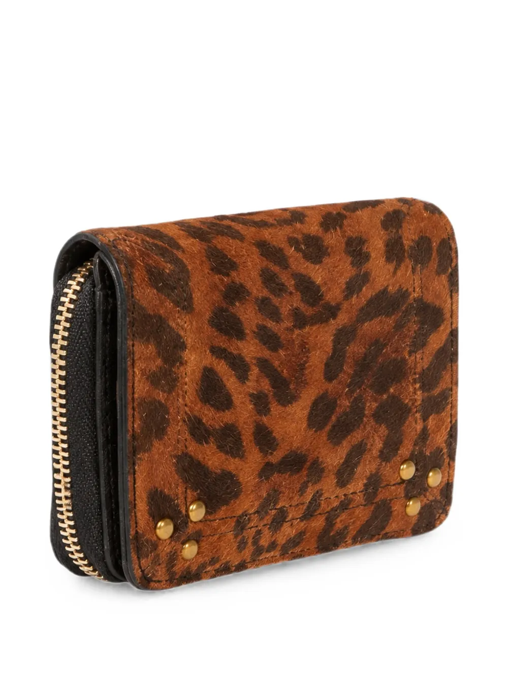 Jérôme Dreyfuss André animal-print wallet Bruin