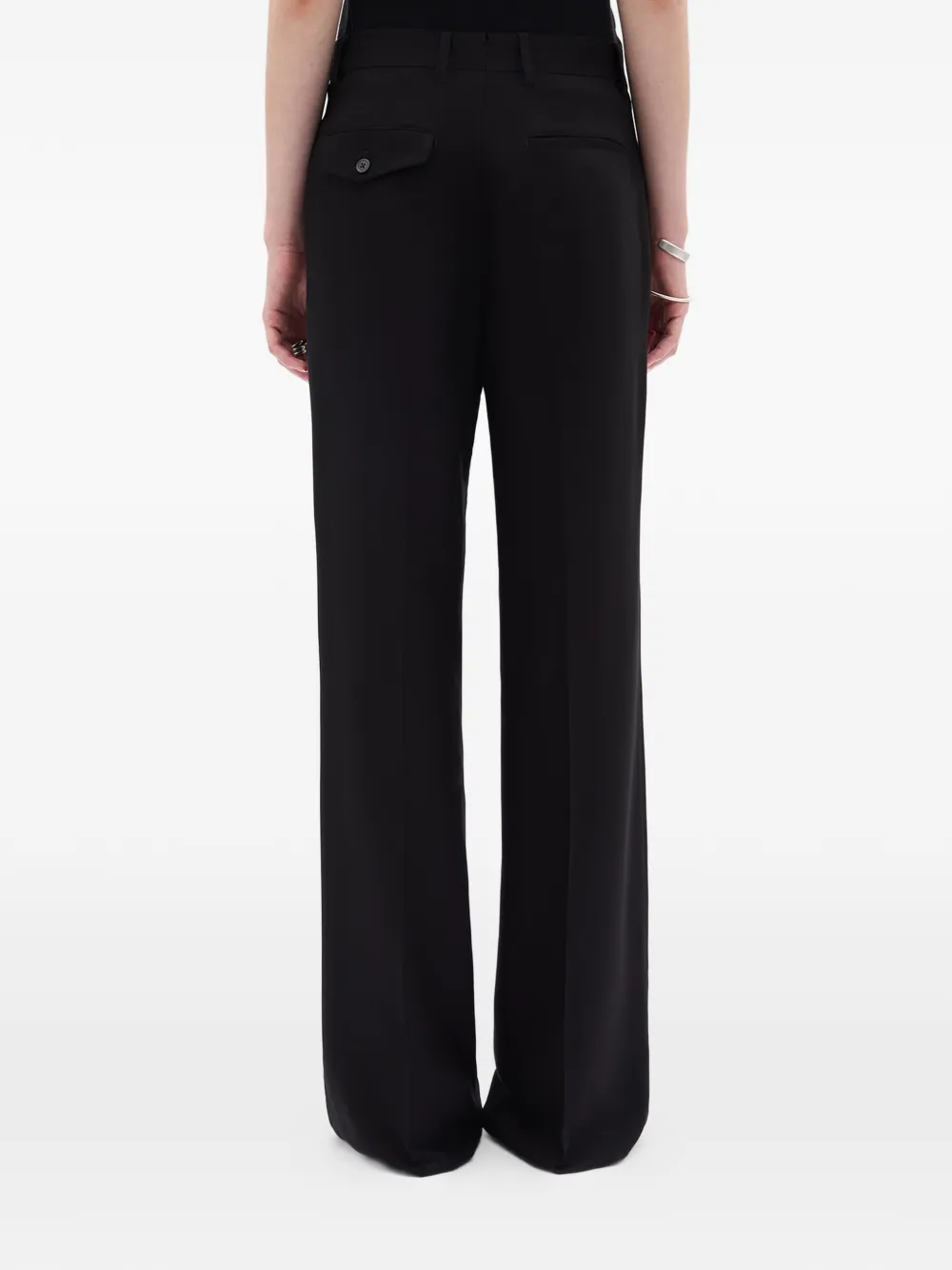 Ann Demeulemeester Maaike flared broek Zwart