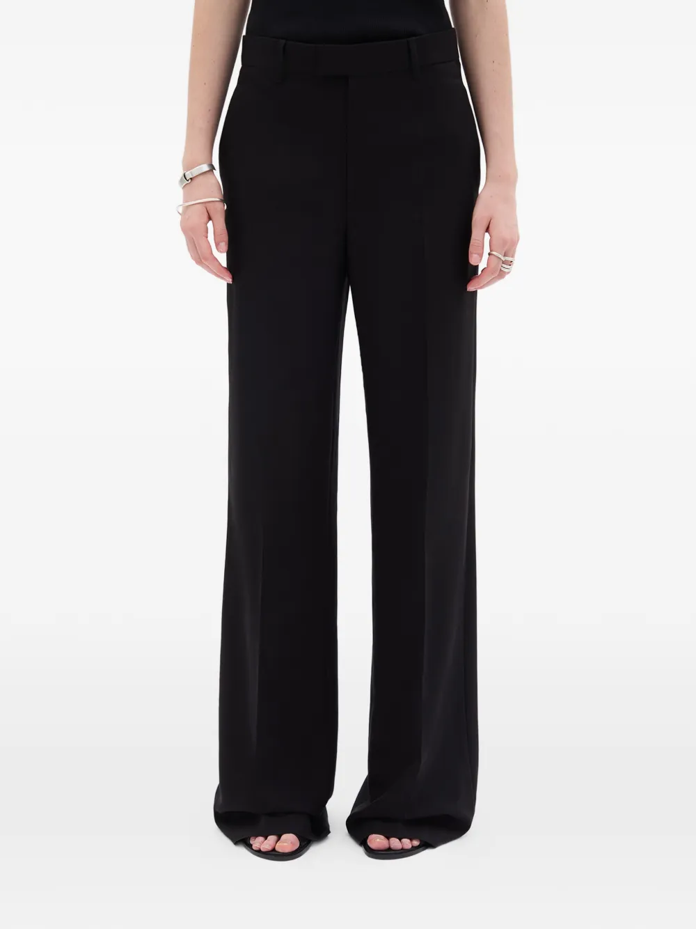 Ann Demeulemeester Maaike flared-leg trousers - Nero