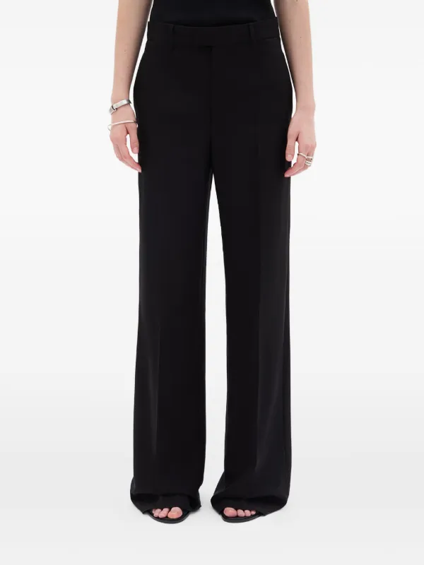 Ann Demeulemeester Maaike フレアパンツ | ブラック | FARFETCH JP