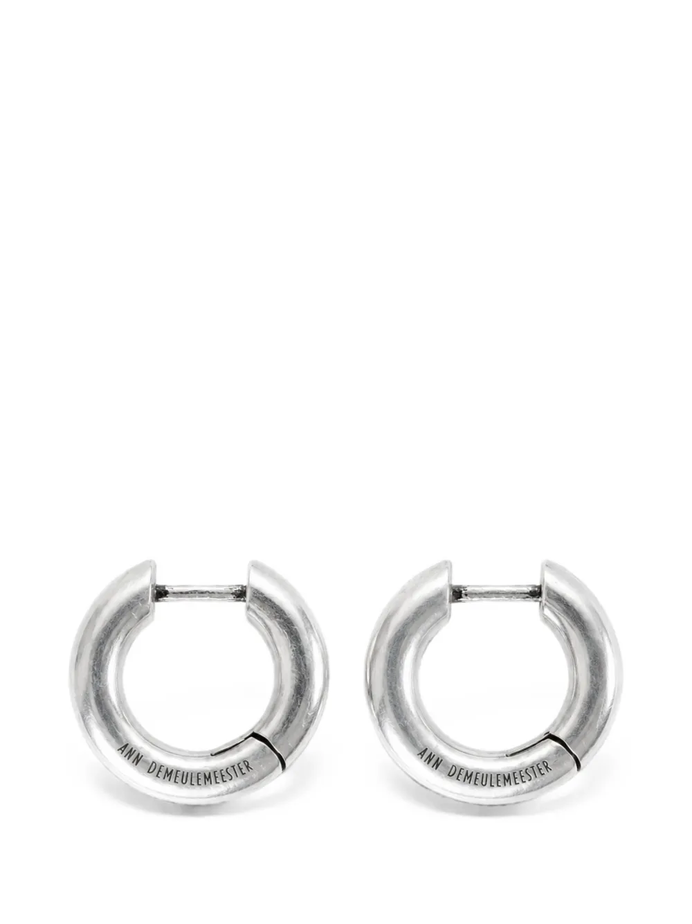 Ann Demeulemeester Mariela loop earrings - Argento