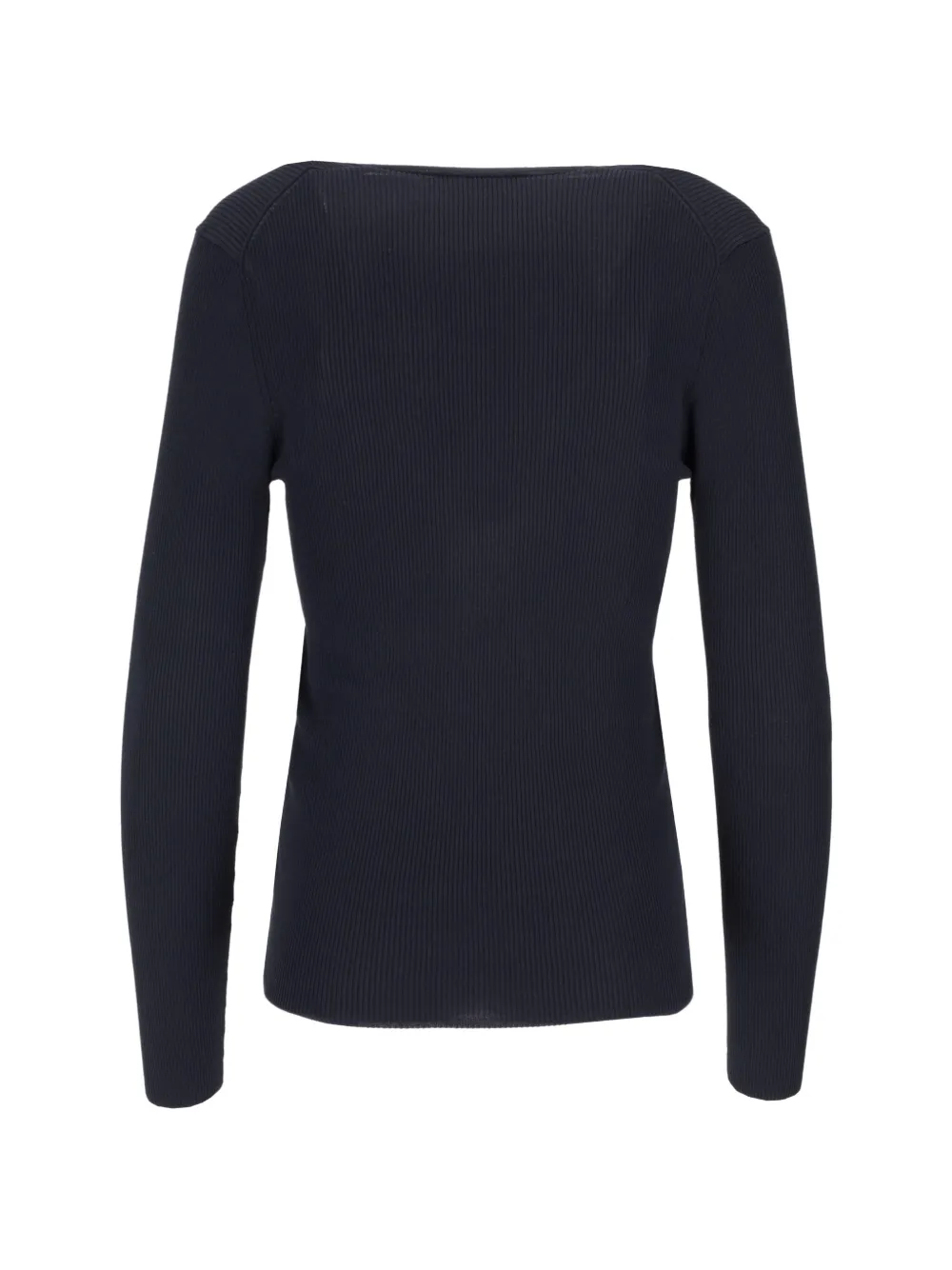 P.A.R.O.S.H. Cipria geribbeld T-shirt Blauw