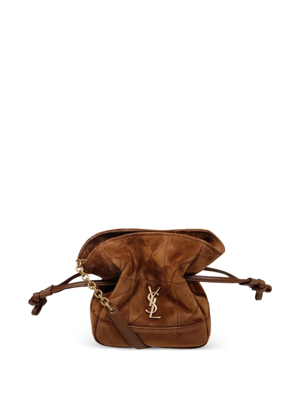 Saint Laurent suede purse - Braun