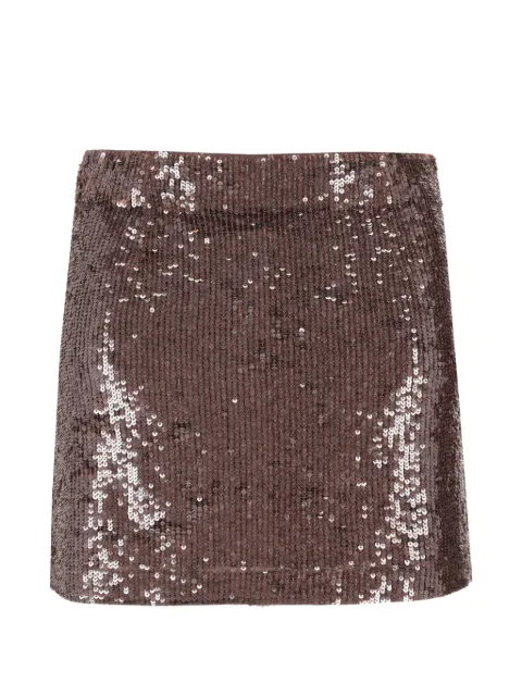 P.A.R.O.S.H. falda corta bordada con lentejuelas